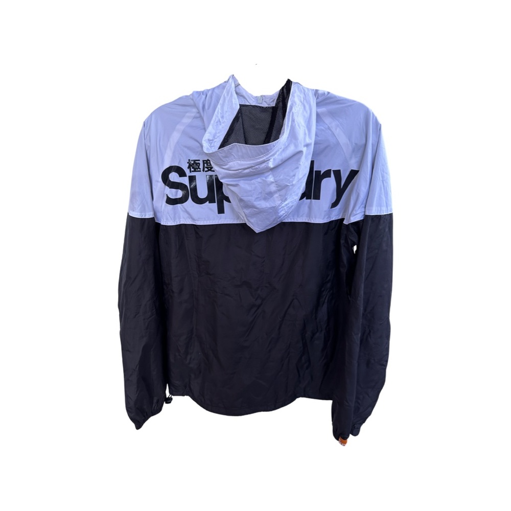 Superdry Black white Rain Coat